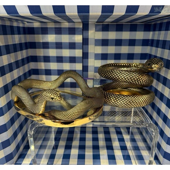 NEW Snake Tray + Snake Candle Holder BBW Halloween 2024 SET OF 2 - Picture 2 of 9